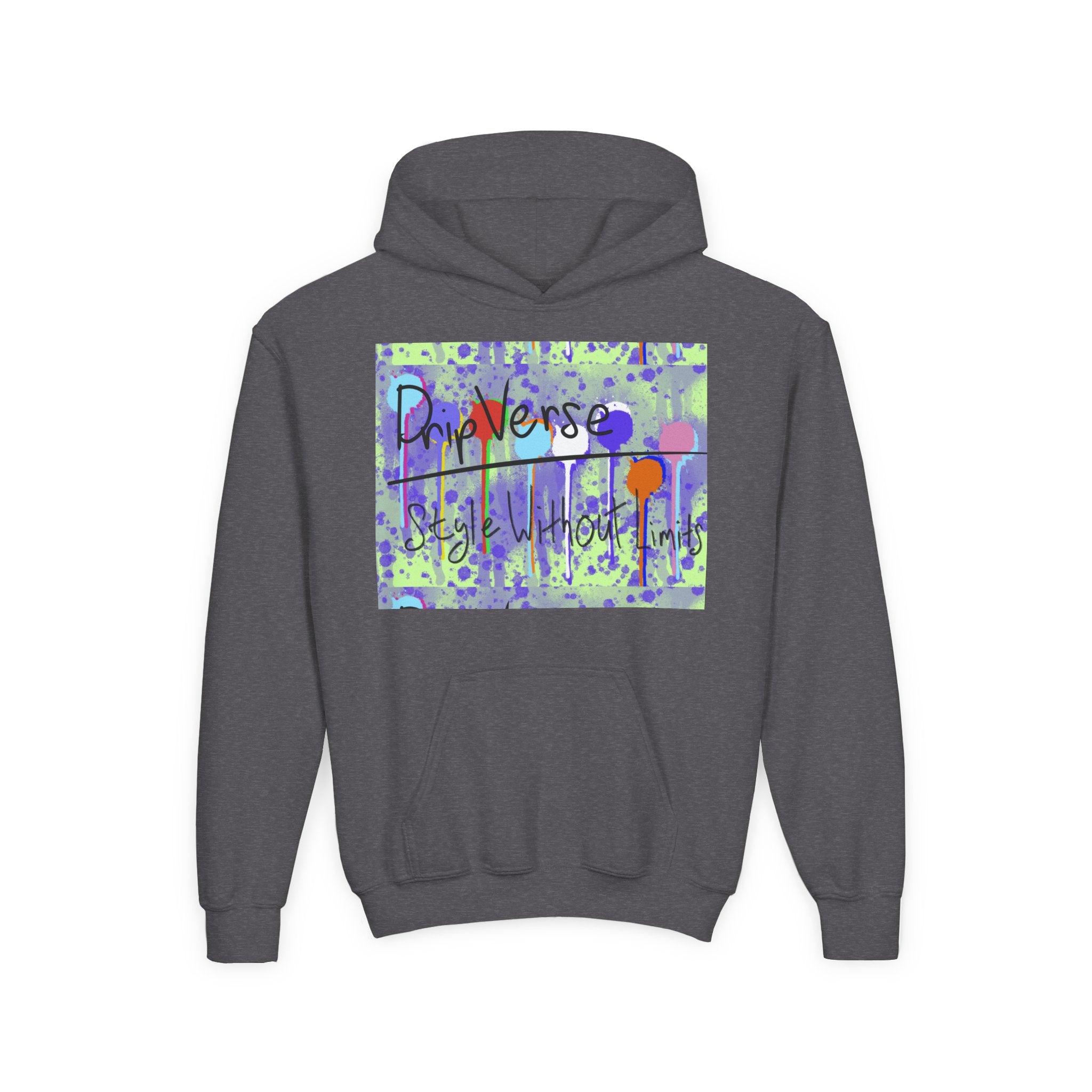 Youth Hoodie - DripVerse Logo