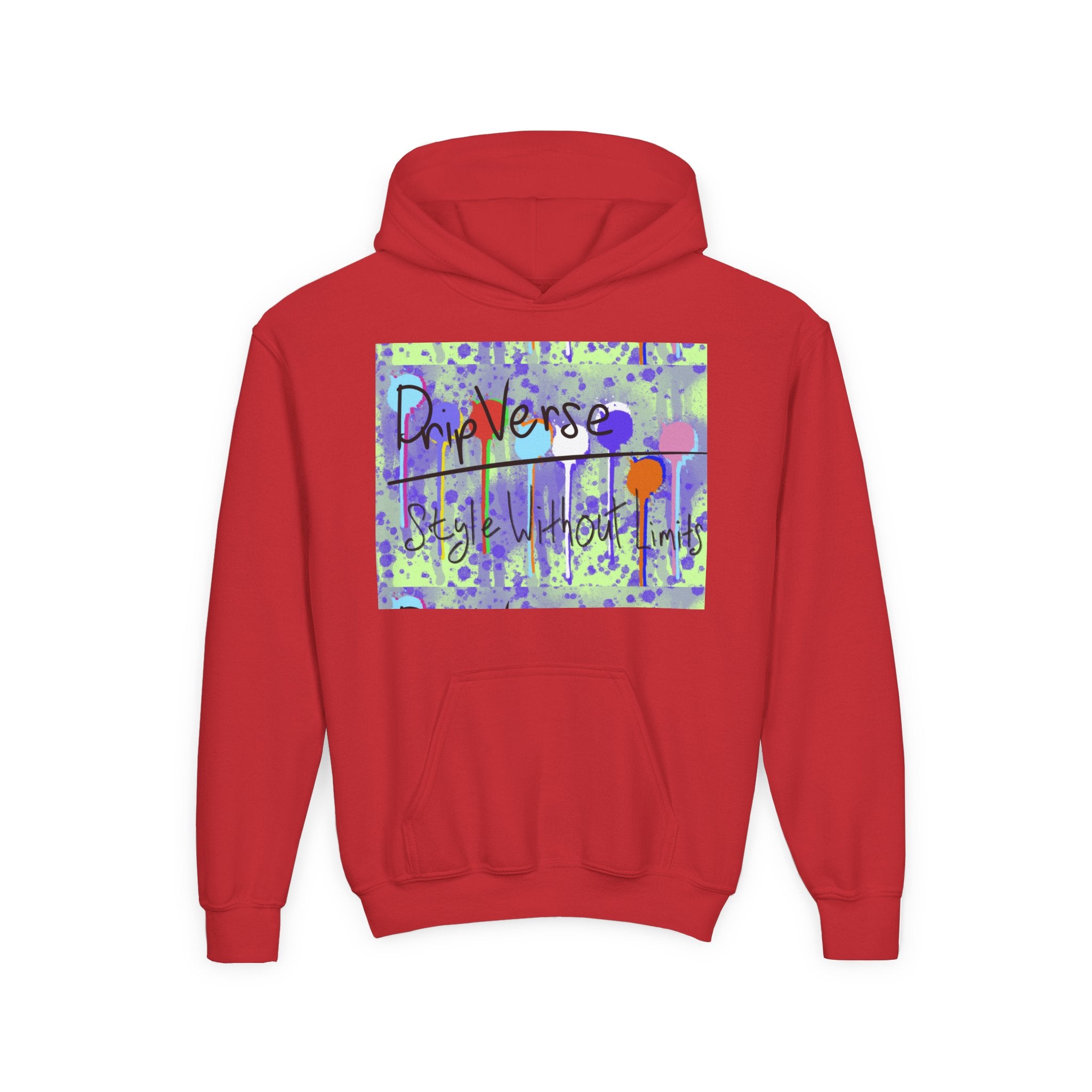 Youth Hoodie - DripVerse Logo