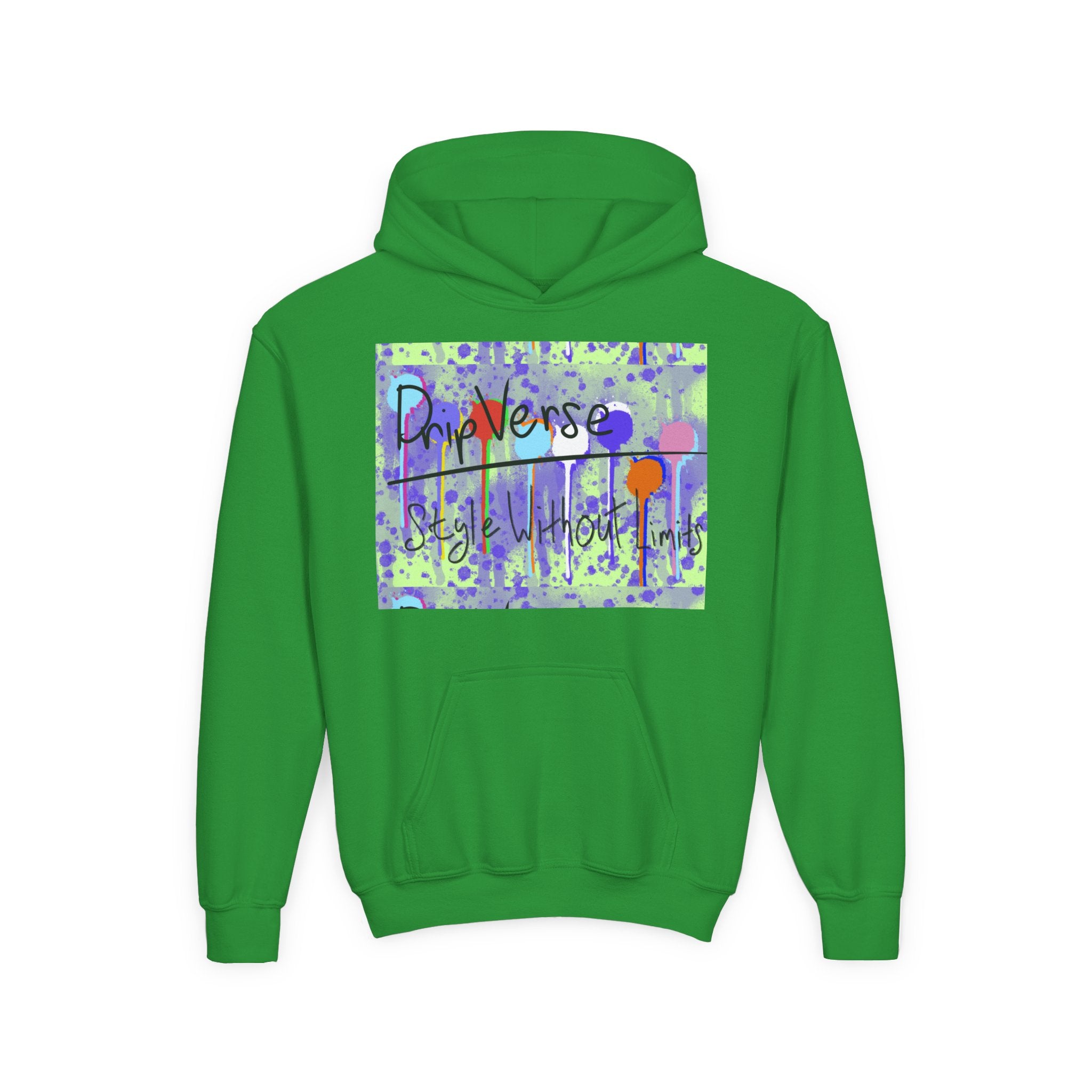 Youth Hoodie - DripVerse Logo