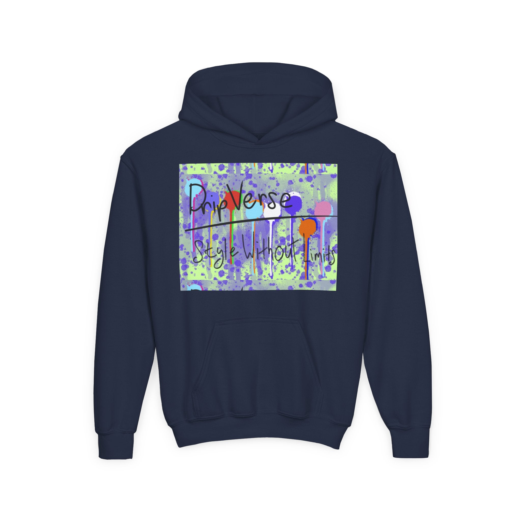 Youth Hoodie - DripVerse Logo