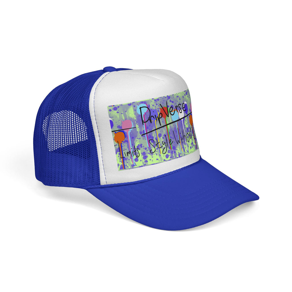 Trucker Cap — Colorful Drip Art “ProVerse” Graphic