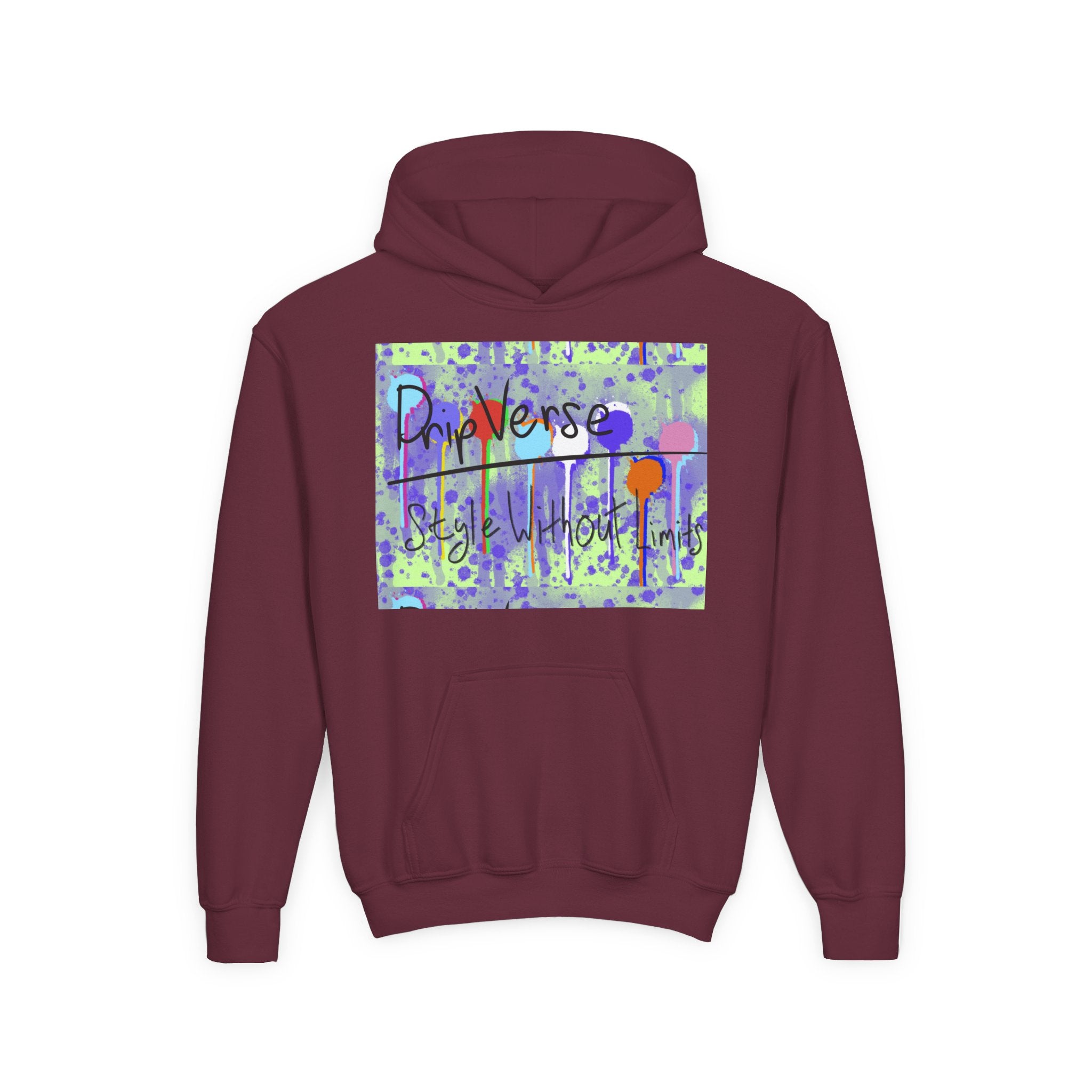 Youth Hoodie - DripVerse Logo