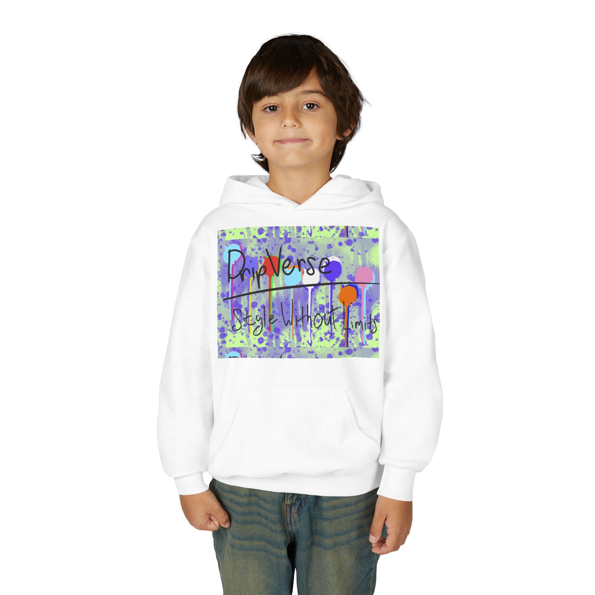 Youth Hoodie - DripVerse Logo