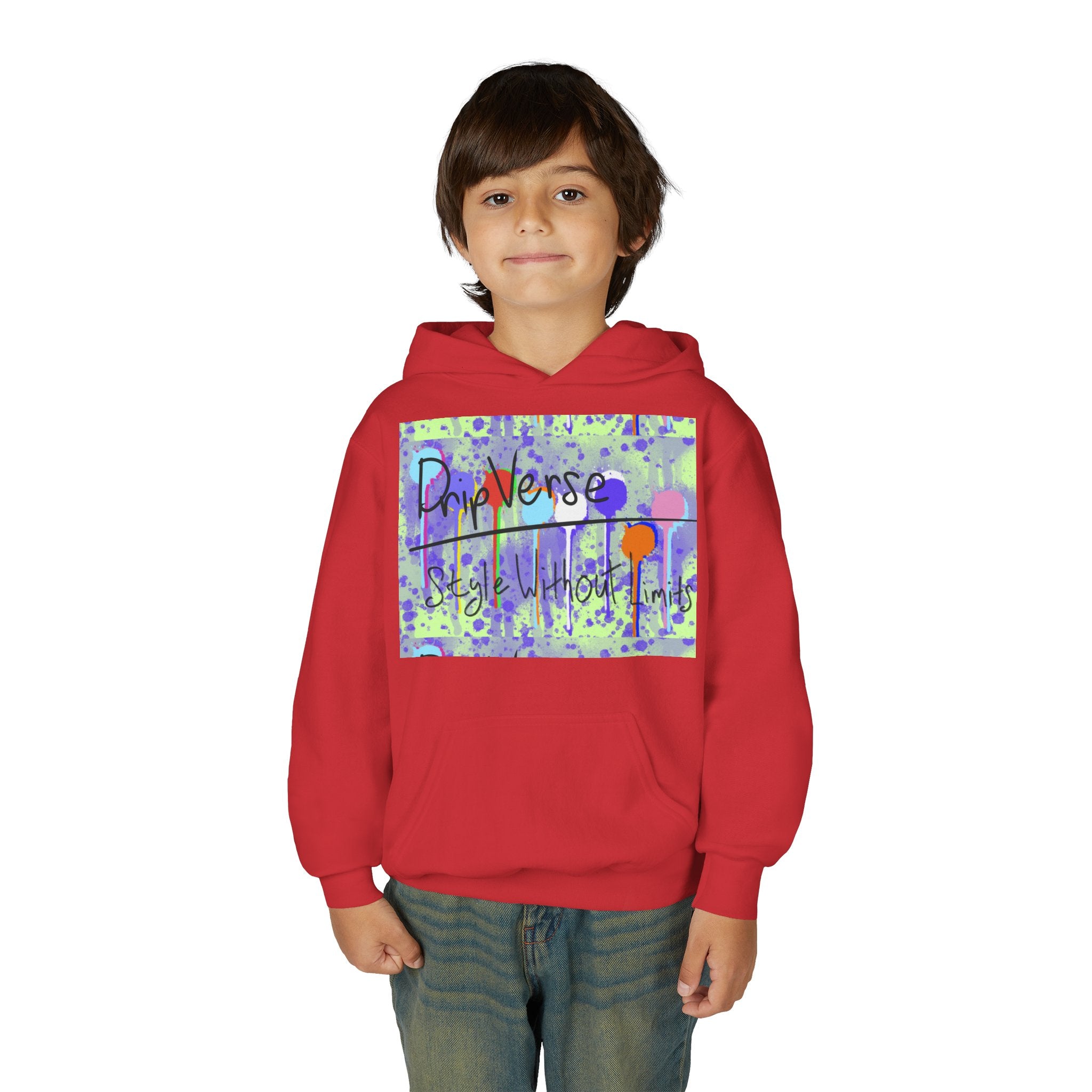 Youth Hoodie - DripVerse Logo