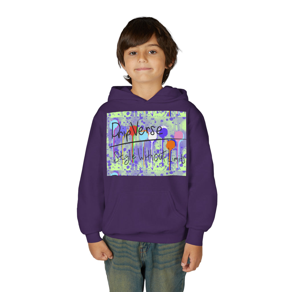 Youth Hoodie - DripVerse Logo