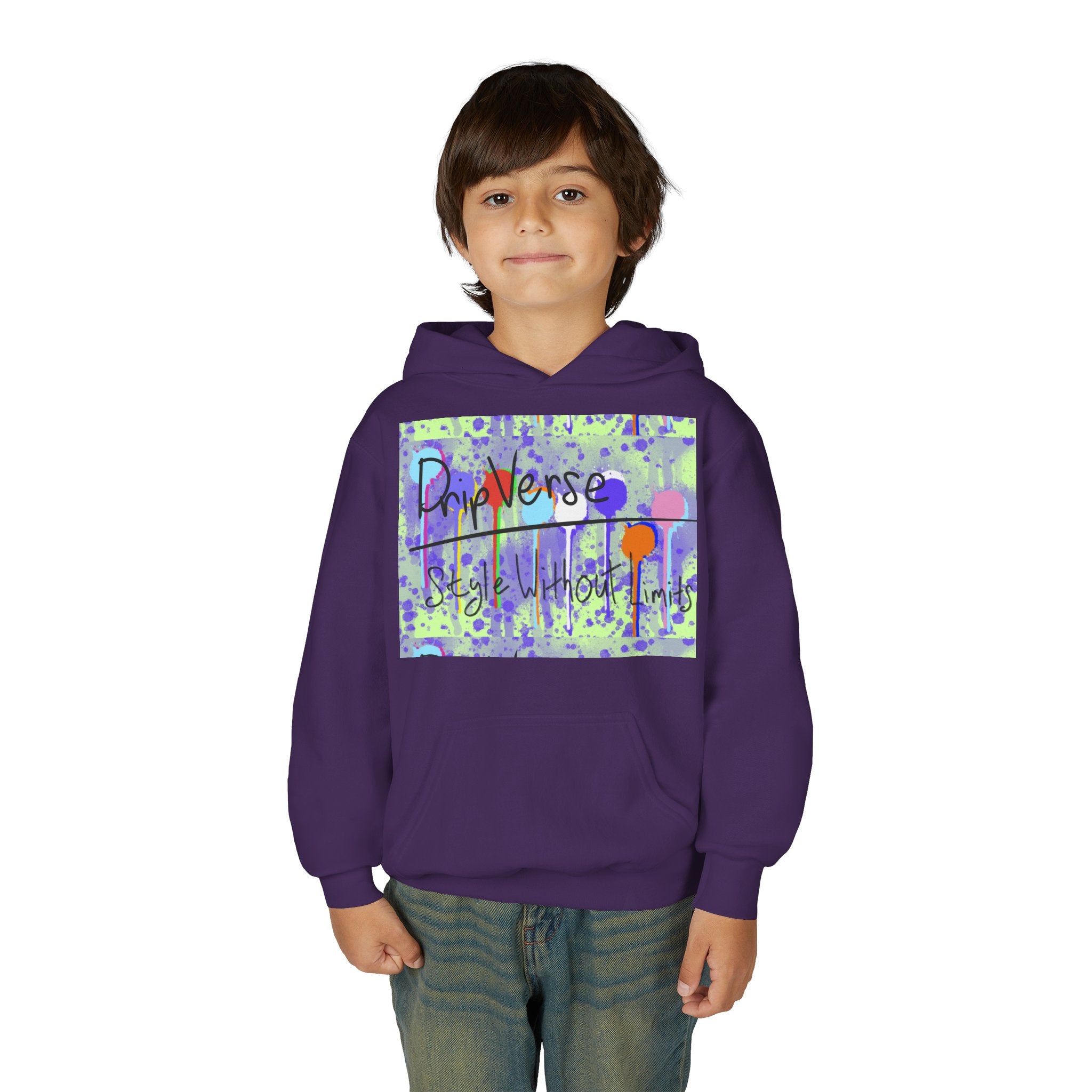 Youth Hoodie - DripVerse Logo