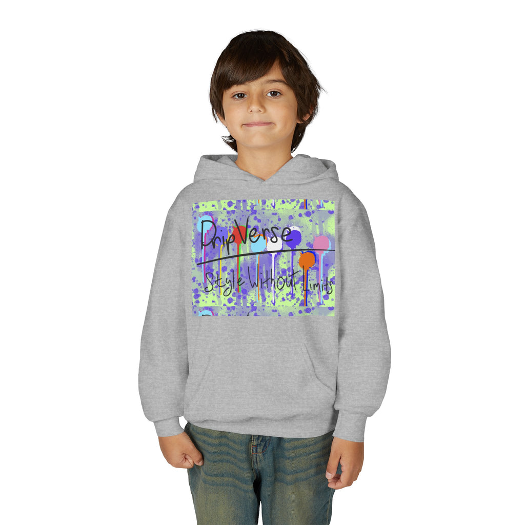 Youth Hoodie - DripVerse Logo