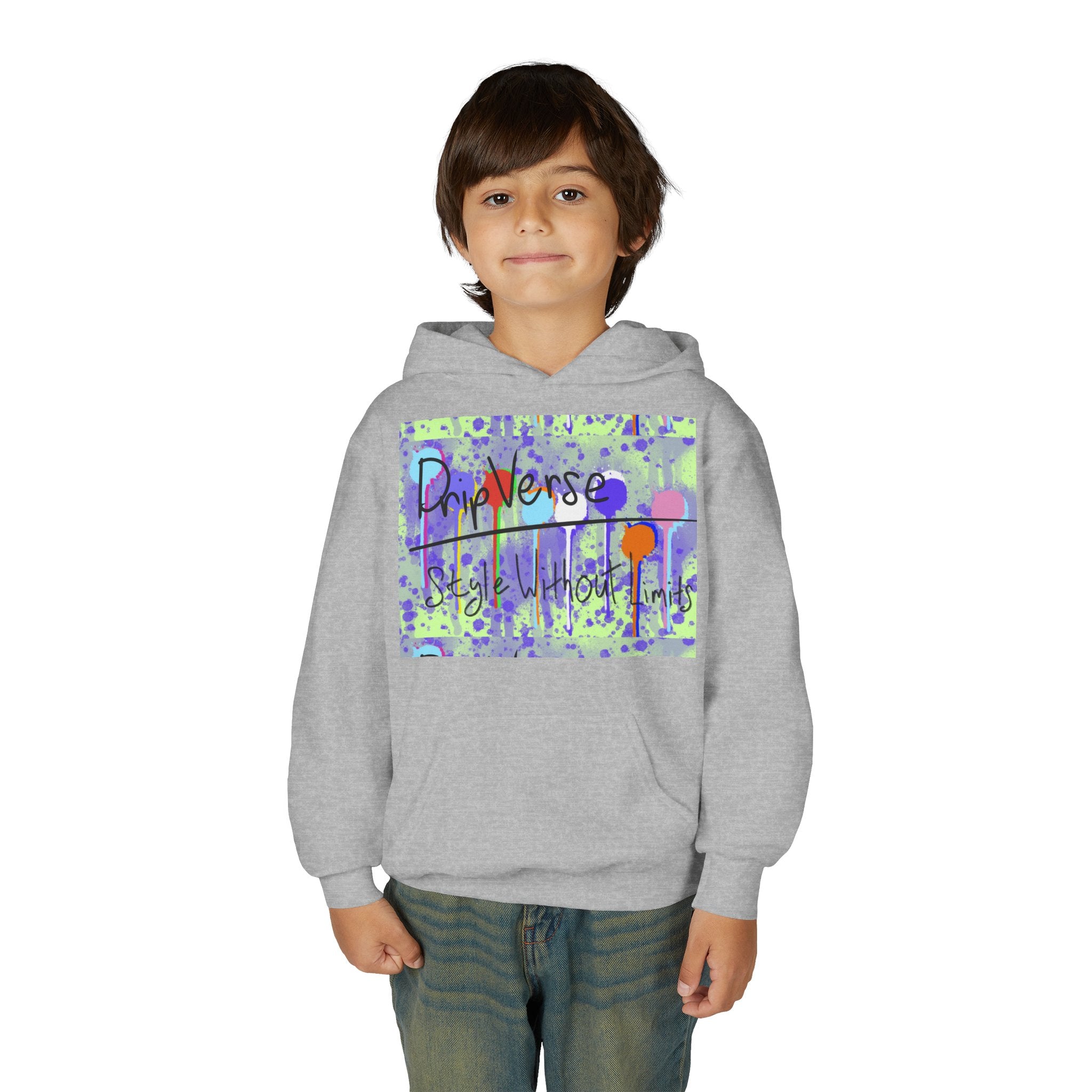Youth Hoodie - DripVerse Logo