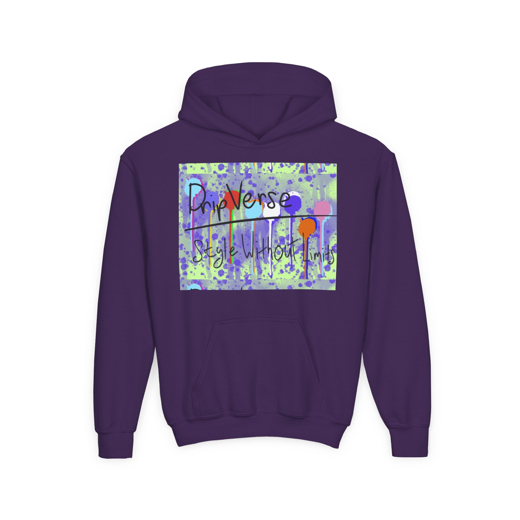 Youth Hoodie - DripVerse Logo