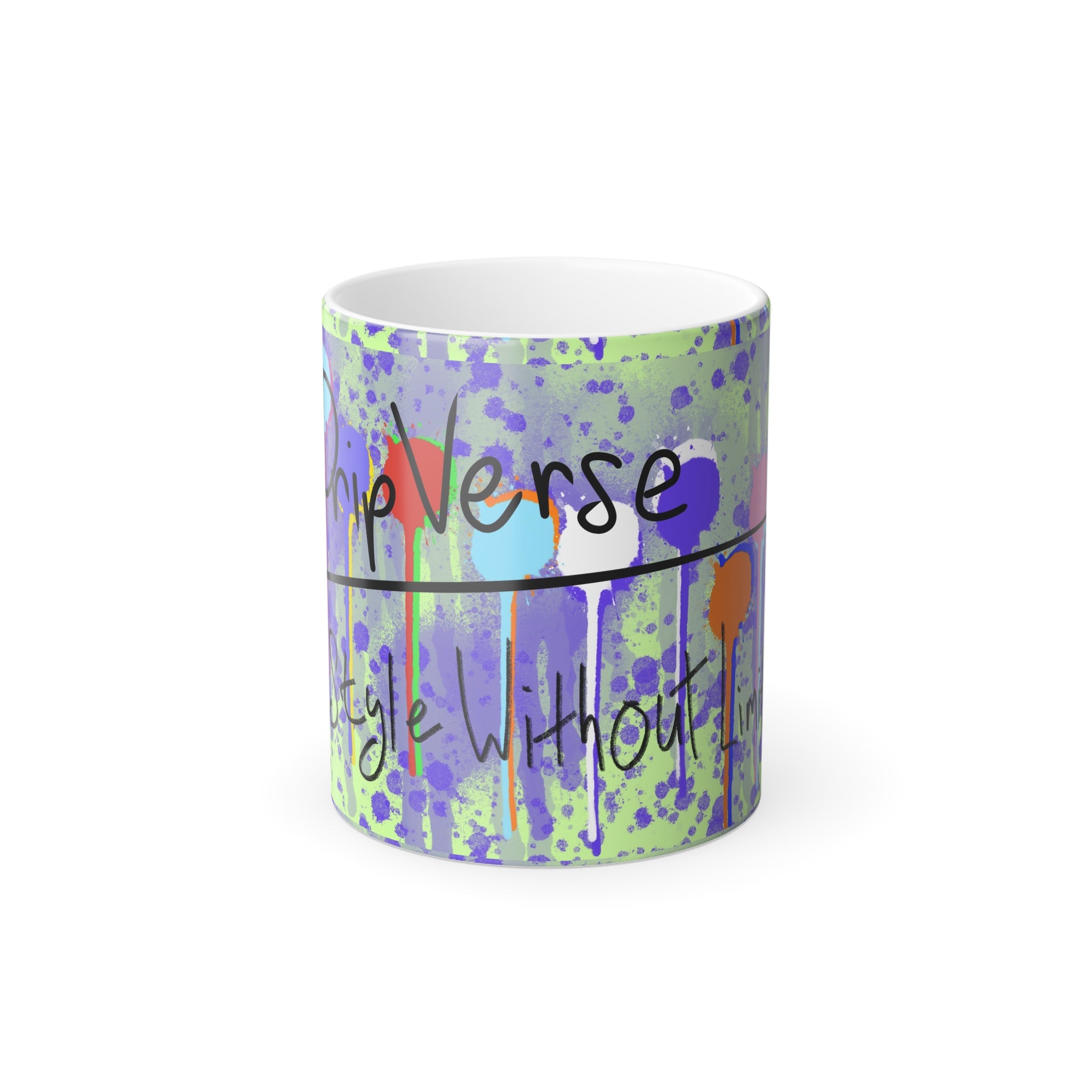 Color Morphing Mug — 'Embrace Your Verse' Inspirational Art Coffee Cup (11 oz)