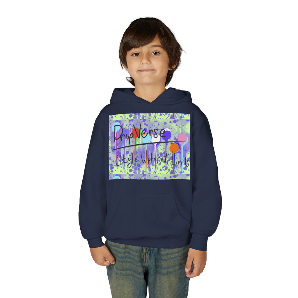 Youth Hoodie - DripVerse Logo