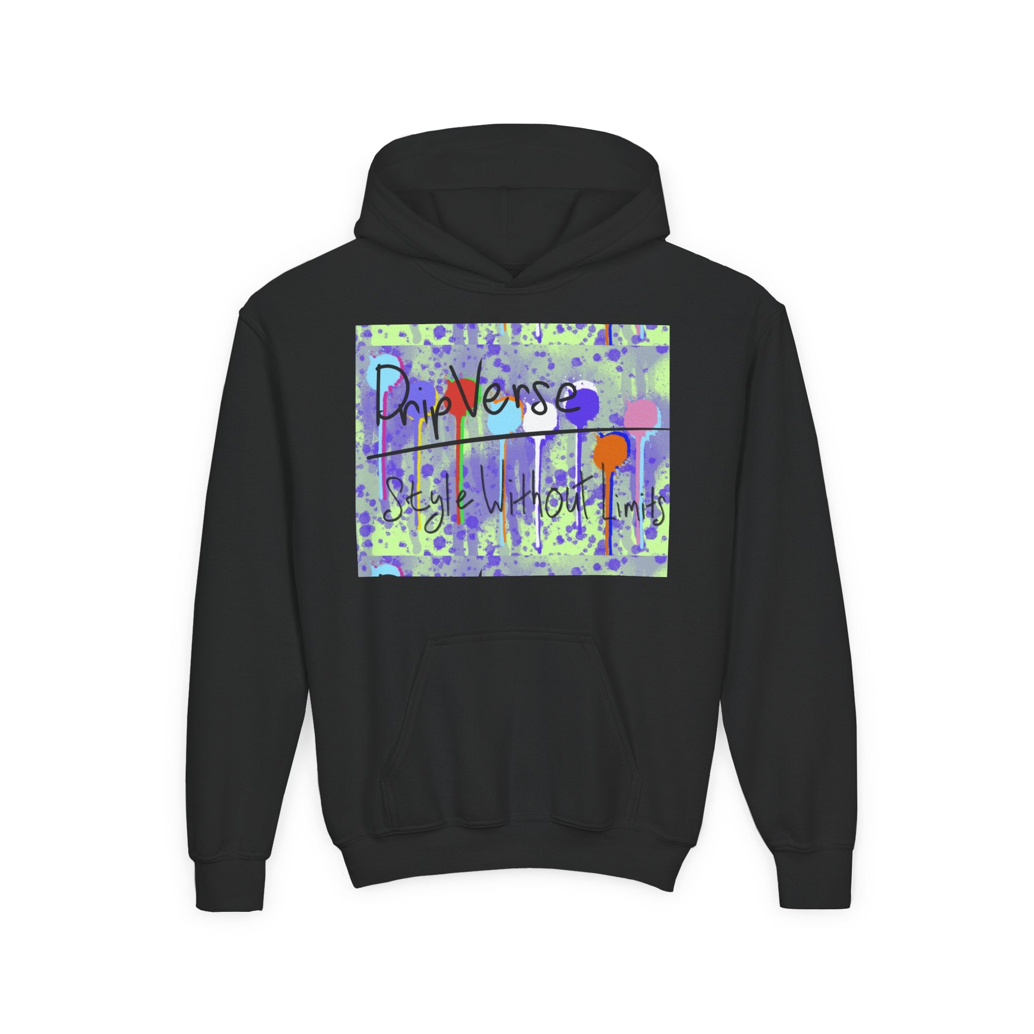 Youth Hoodie - DripVerse Logo