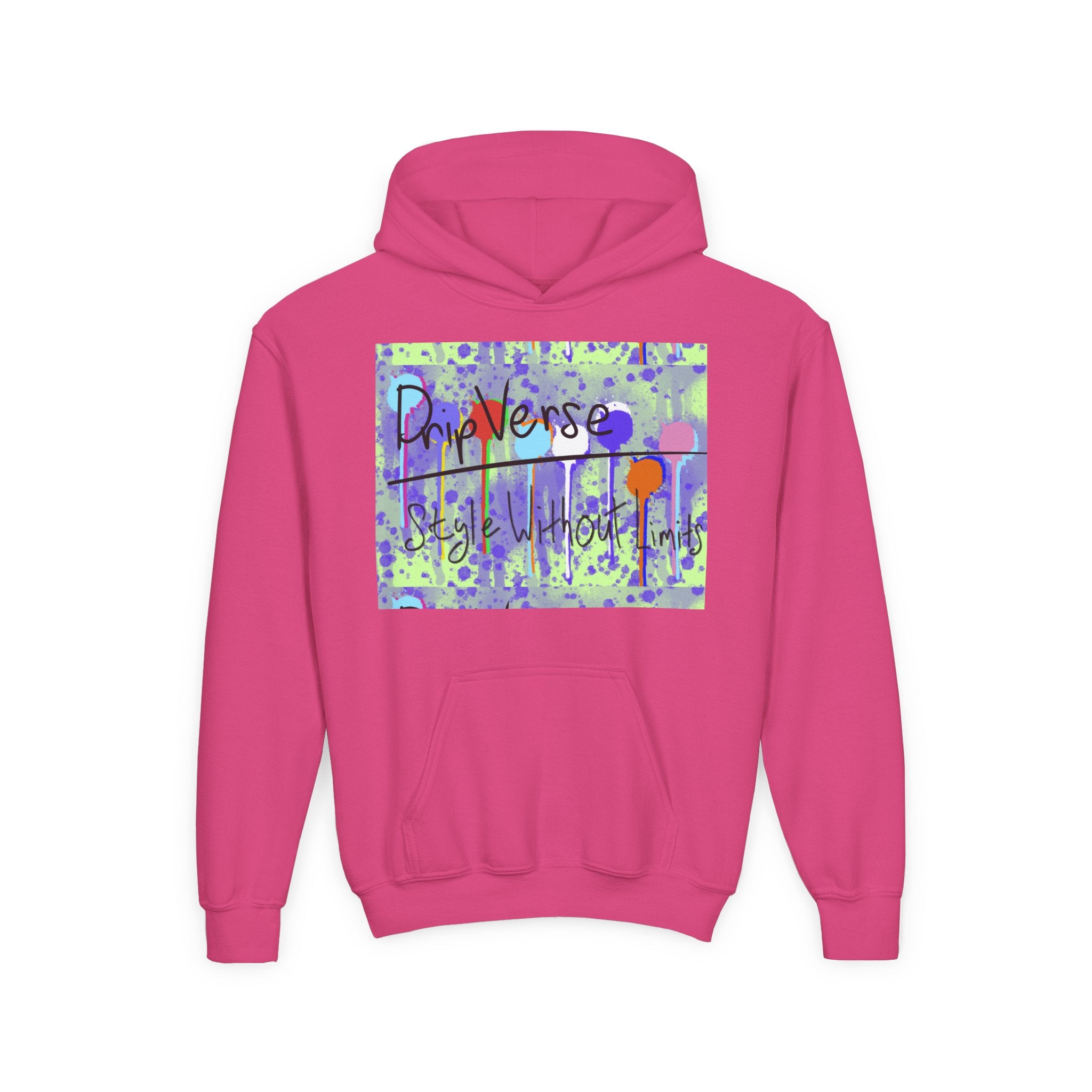 Youth Hoodie - DripVerse Logo