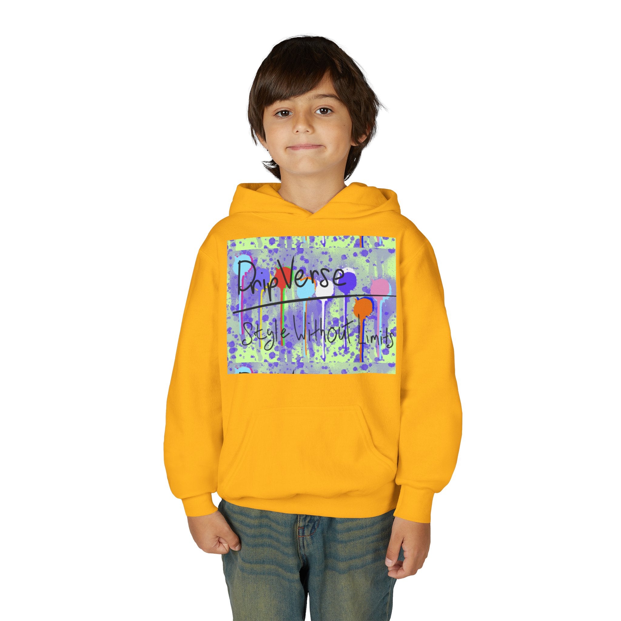 Youth Hoodie - DripVerse Logo