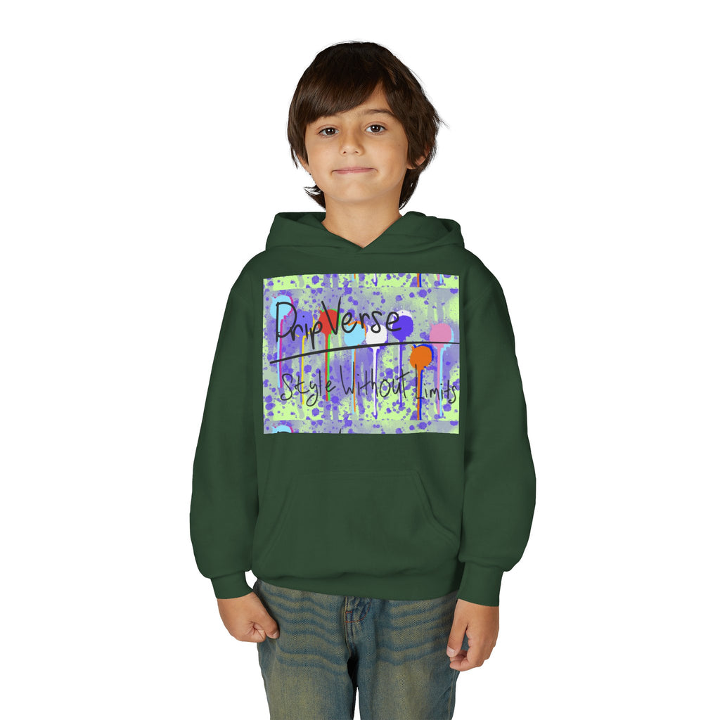 Youth Hoodie - DripVerse Logo