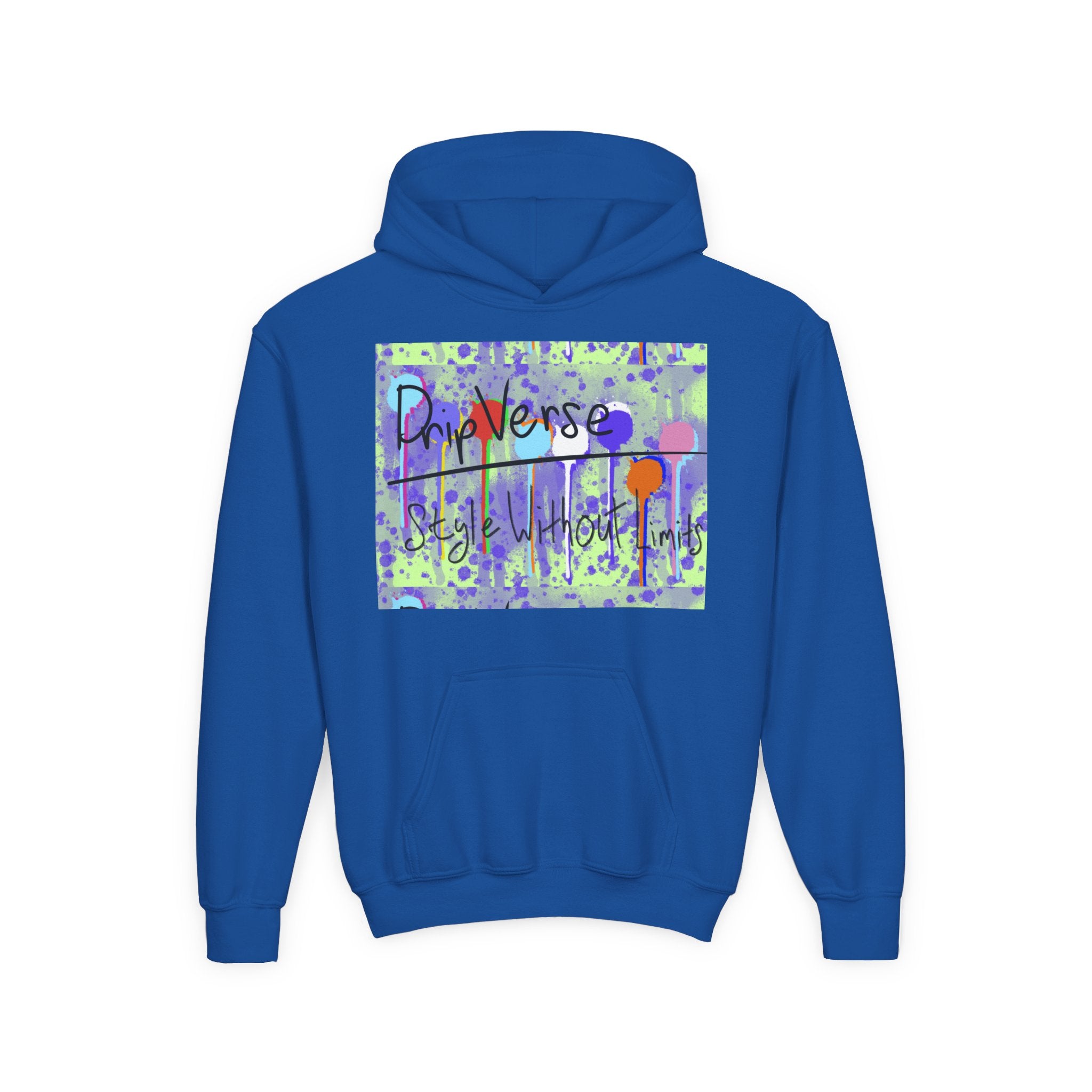 Youth Hoodie - DripVerse Logo