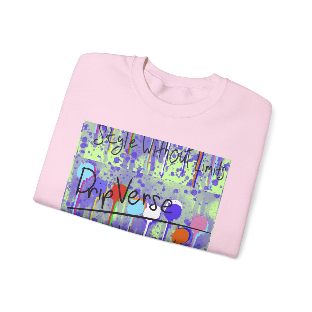 DripVerse Graffiti Crewneck Sweatshirt — Abstract Street Art Design