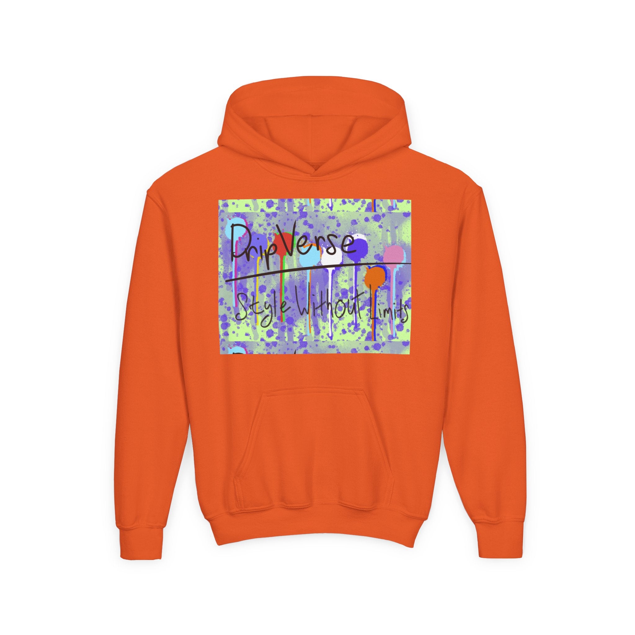 Youth Hoodie - DripVerse Logo