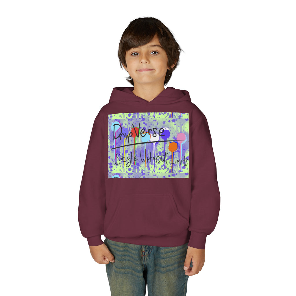 Youth Hoodie - DripVerse Logo