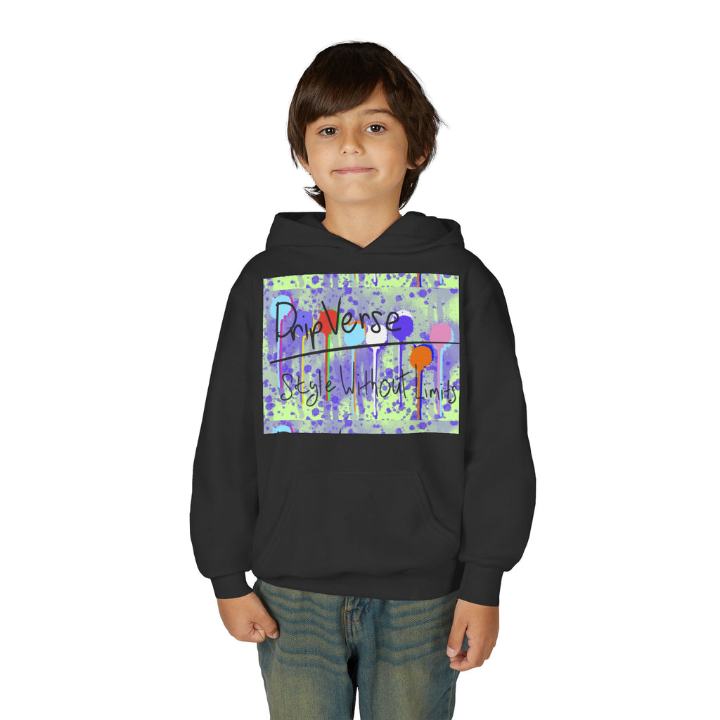Youth Hoodie - DripVerse Logo