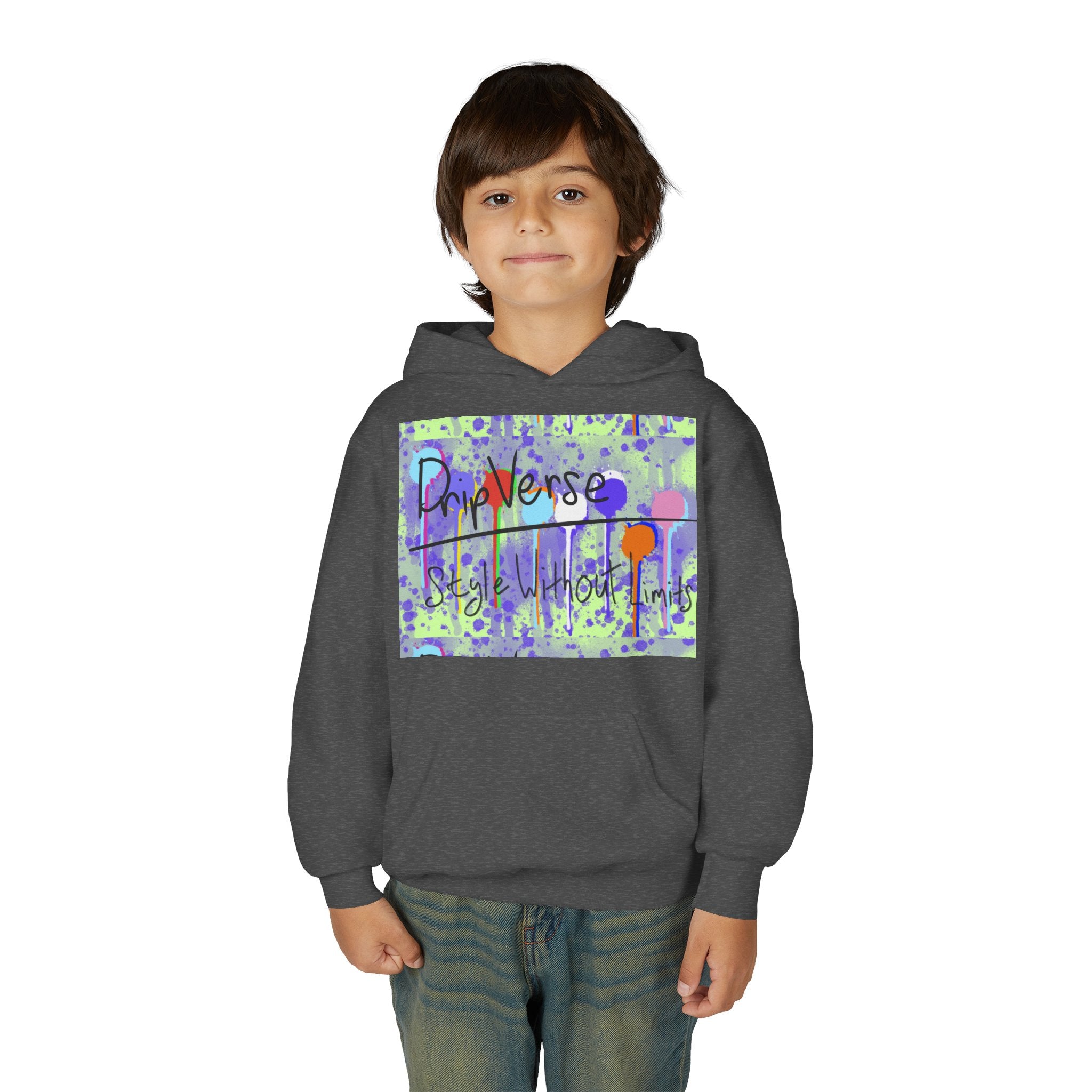 Youth Hoodie - DripVerse Logo