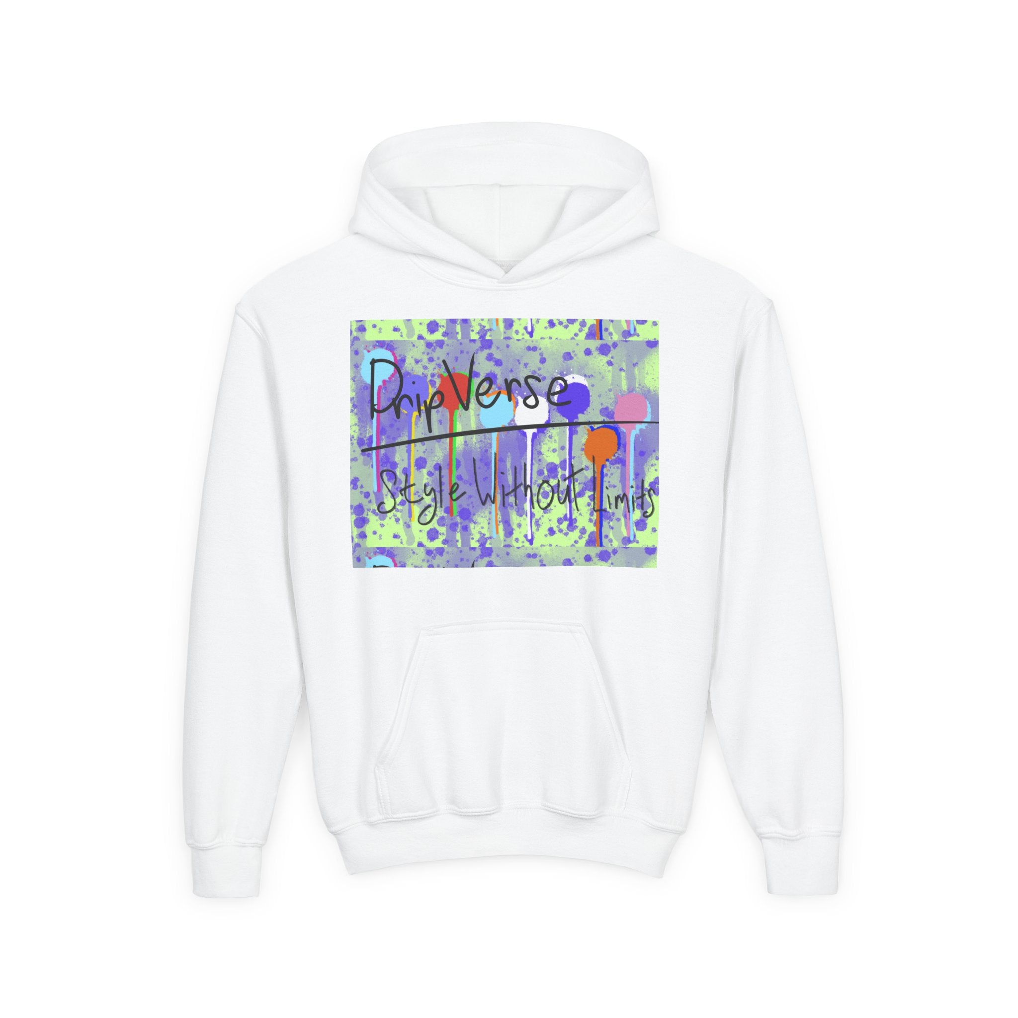 Youth Hoodie - DripVerse Logo
