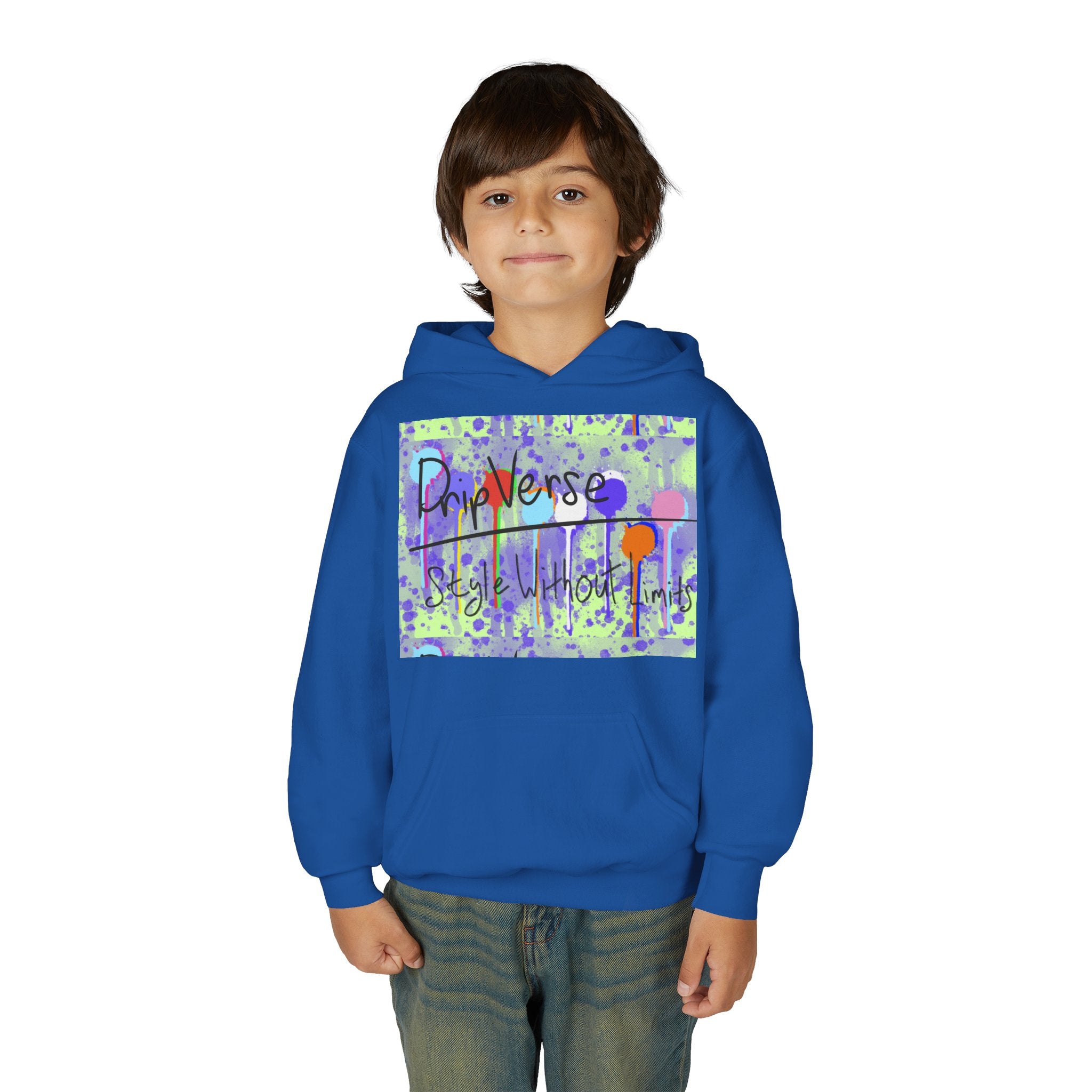 Youth Hoodie - DripVerse Logo