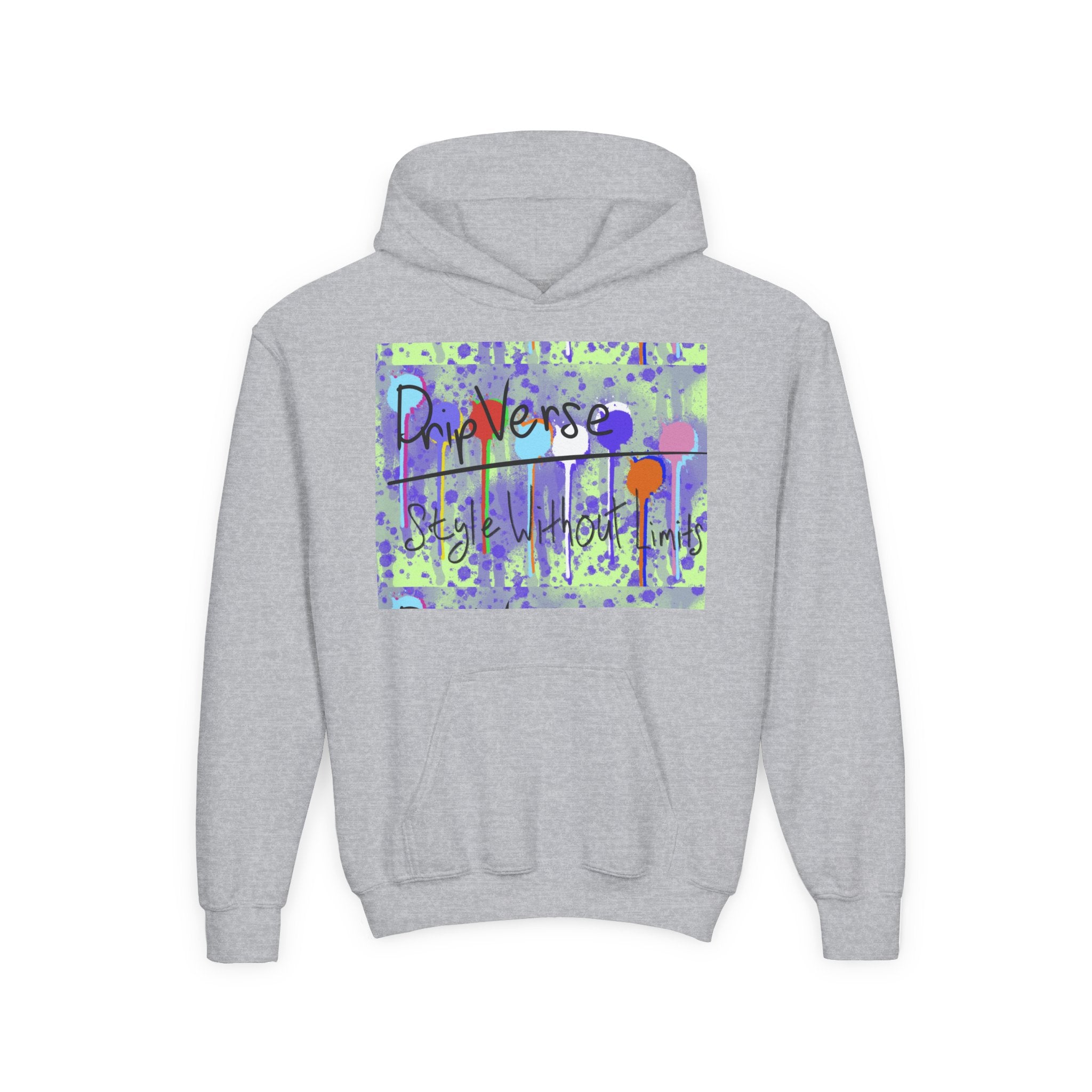 Youth Hoodie - DripVerse Logo