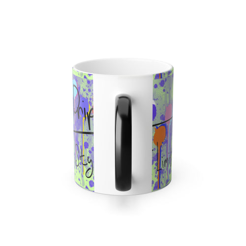 Color Morphing Mug — 'Embrace Your Verse' Inspirational Art Coffee Cup (11 oz)