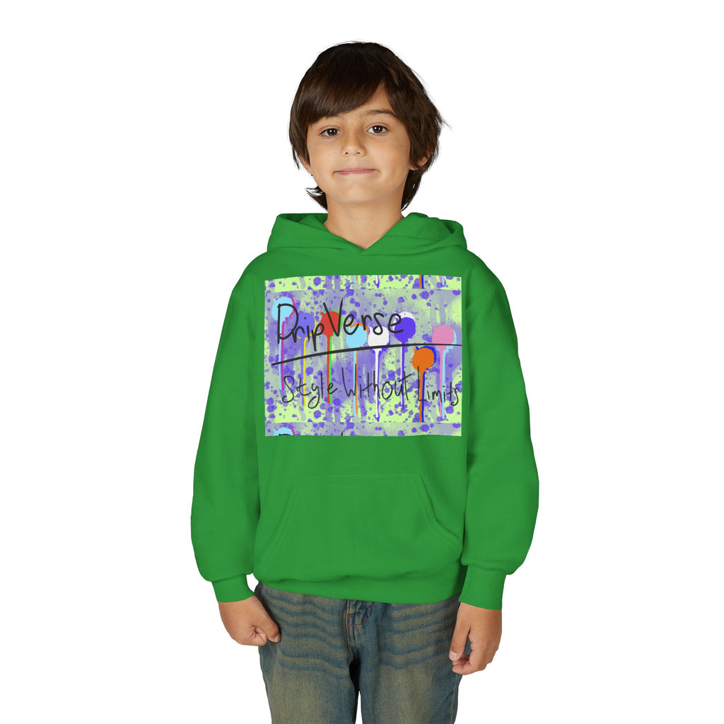 Youth Hoodie - DripVerse Logo